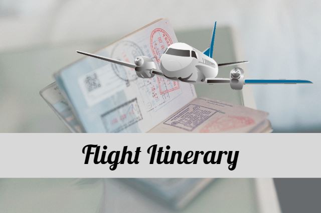 Flight-itinerary