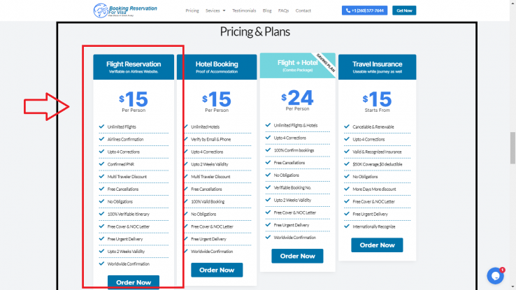 Select-flight-itinerary-from-plans