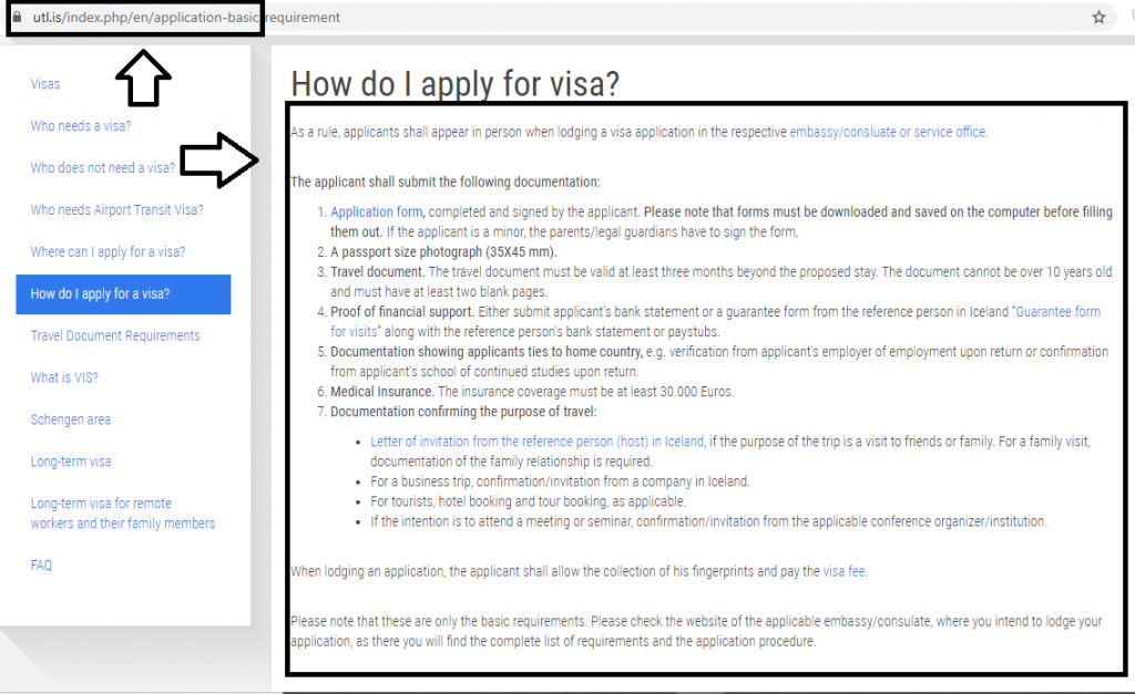 Iceland Schengen Visa Application Requirements Types & Instructions