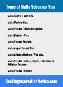 Malta Visa Application Requirements - Documents &amp; Types