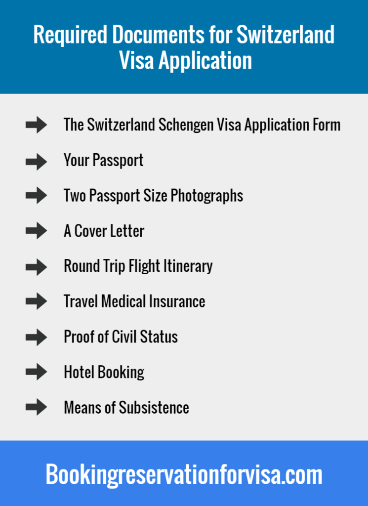 switzerland tourist visa online application