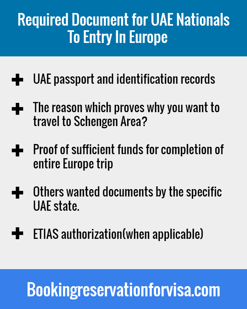 Required-Documents-for-UAE-Nationals-to-Entry-in-Europe