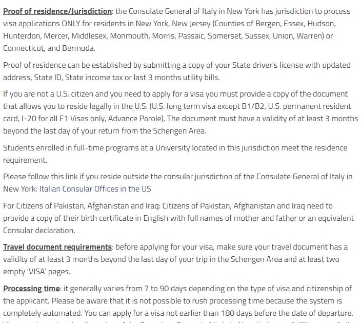 required-documents-for-italian-schengen-visa-from-new-york