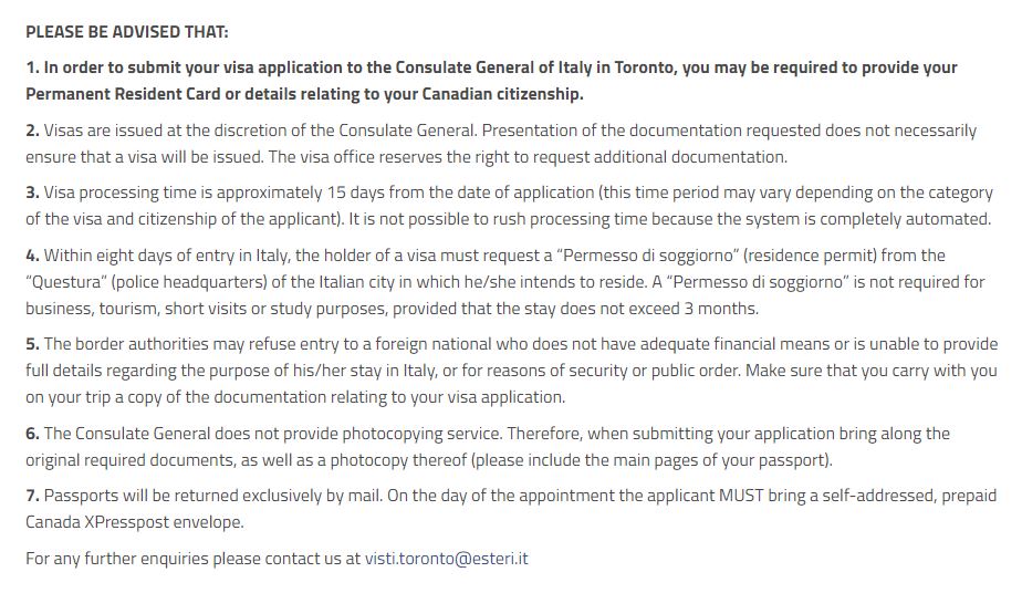 Important-instruction-for-applying-italian-schengen-visa-from-toronto-canada