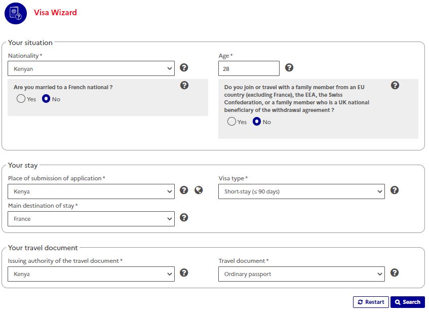 visa-wizard-for-applying-french-schengen-visa-from-kenya-step-1