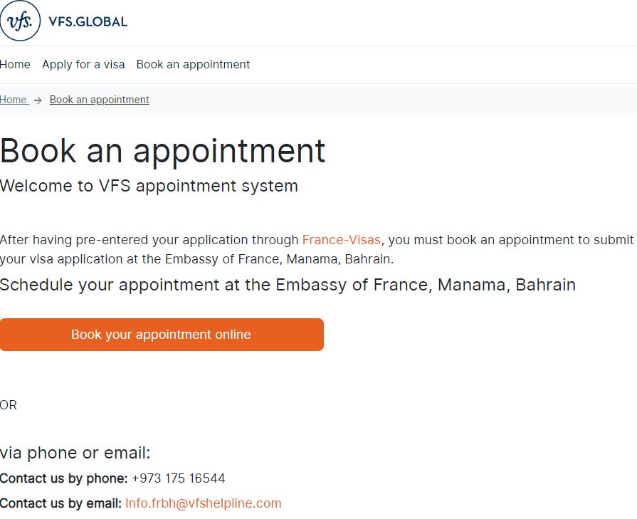 appointment-booking-for-french-schengen-visa-from-bahrain