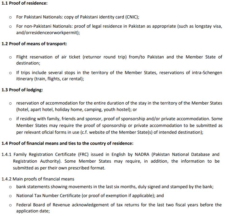 list-of-required-documents-for-applying-spanish-schengen-visa-from-pakistan-2