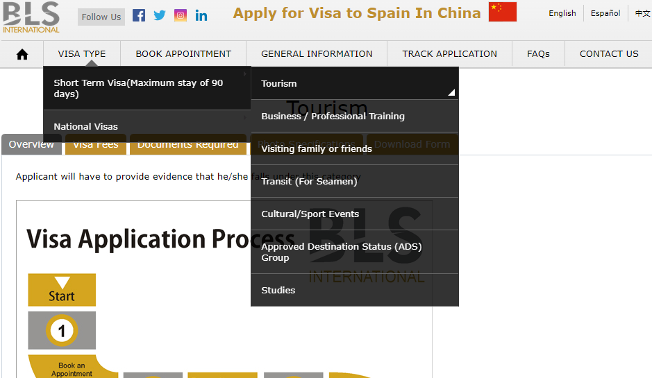 know-your-visa-type-to-apply-spanish-visa-from-china-step-1