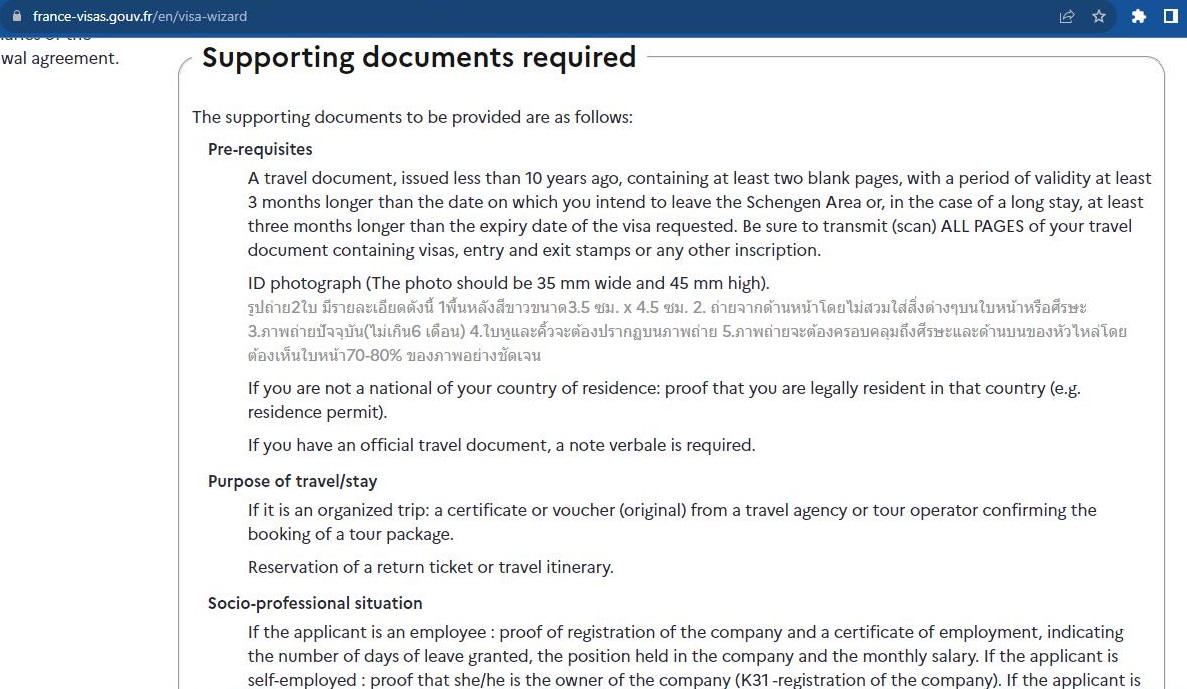 required-documents-for-applying-french-schengen-visa-from-thailand