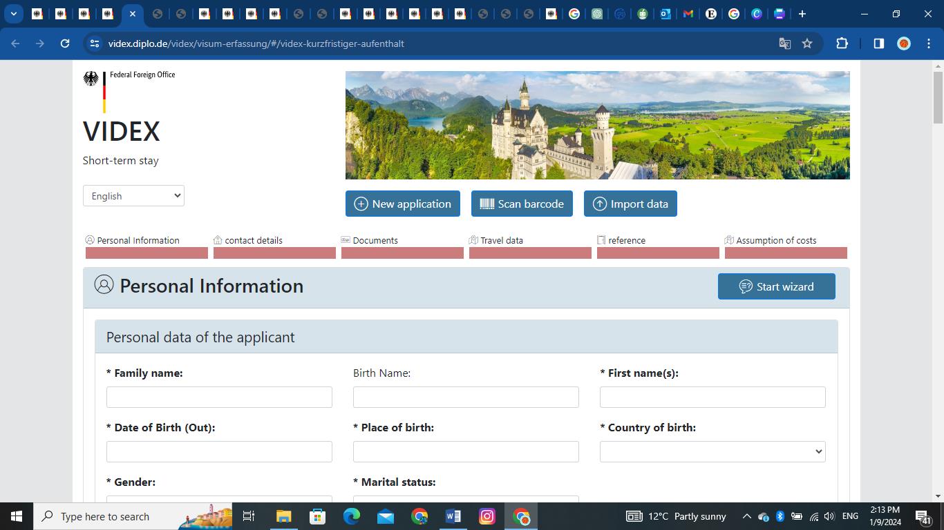 videx-online-german-visa-application-filling-from-belarus