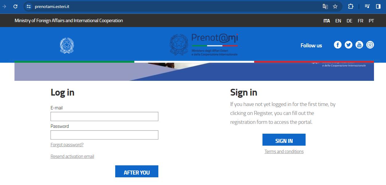 appointment-booking-system-for-Italian-visa-from-malaysia