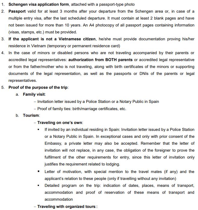 required-documents-for-apply-spanish-schengen-visa-from-vietnam-1