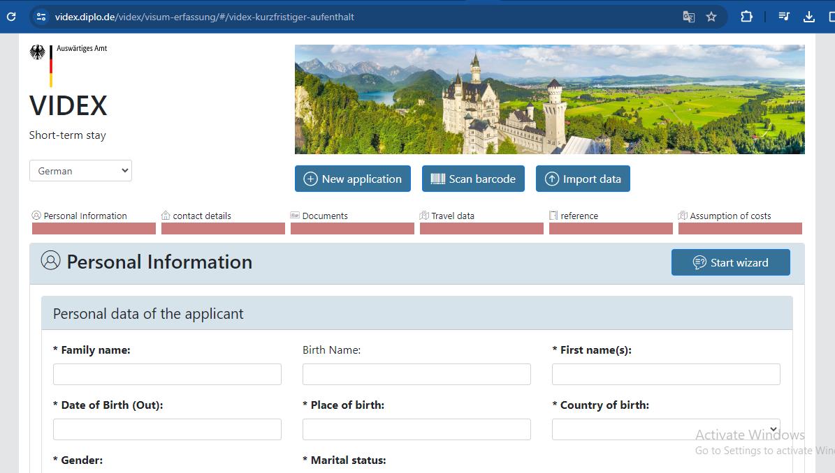 german-visa-application-processing-using-videx-diplo