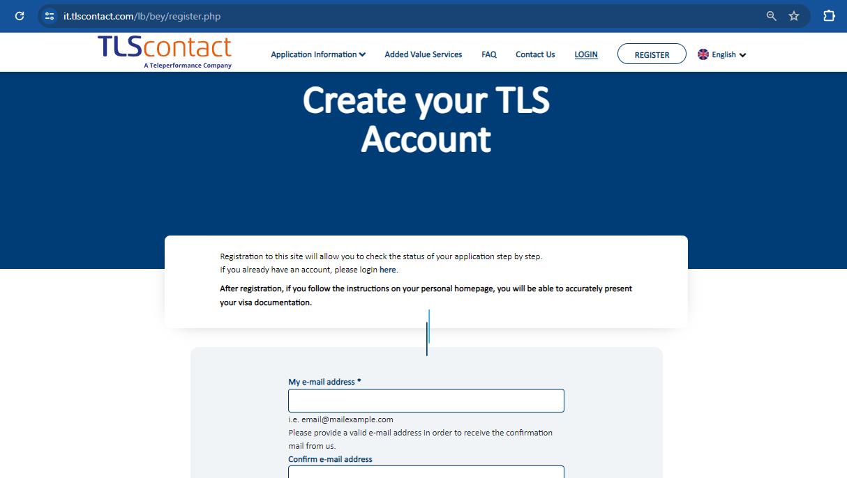 TLScontact-account-creation-for-italy-visa-application-from-lebanon