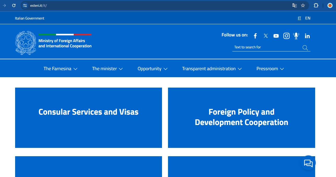 ministry-of-foreign-affairs-of-Italy-from-ecuador