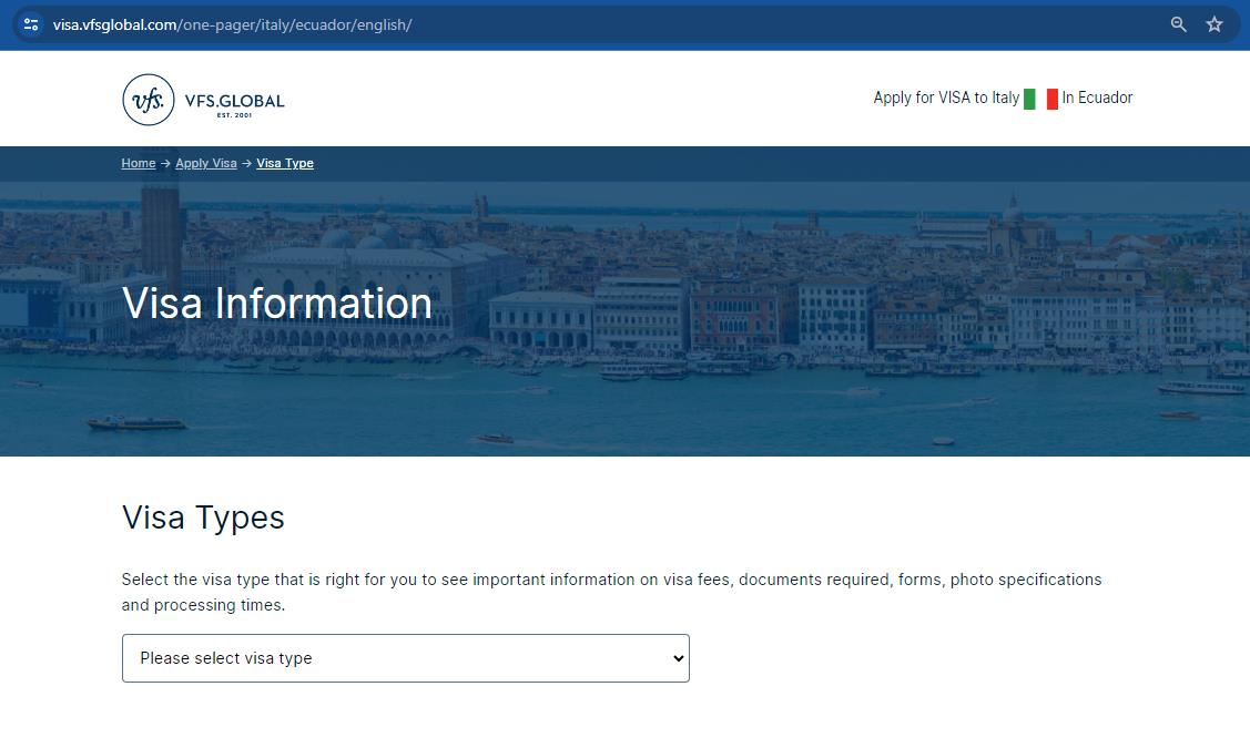 selection-of-visa-type-for-gathering-italian-visa-requirements-from-ecuador