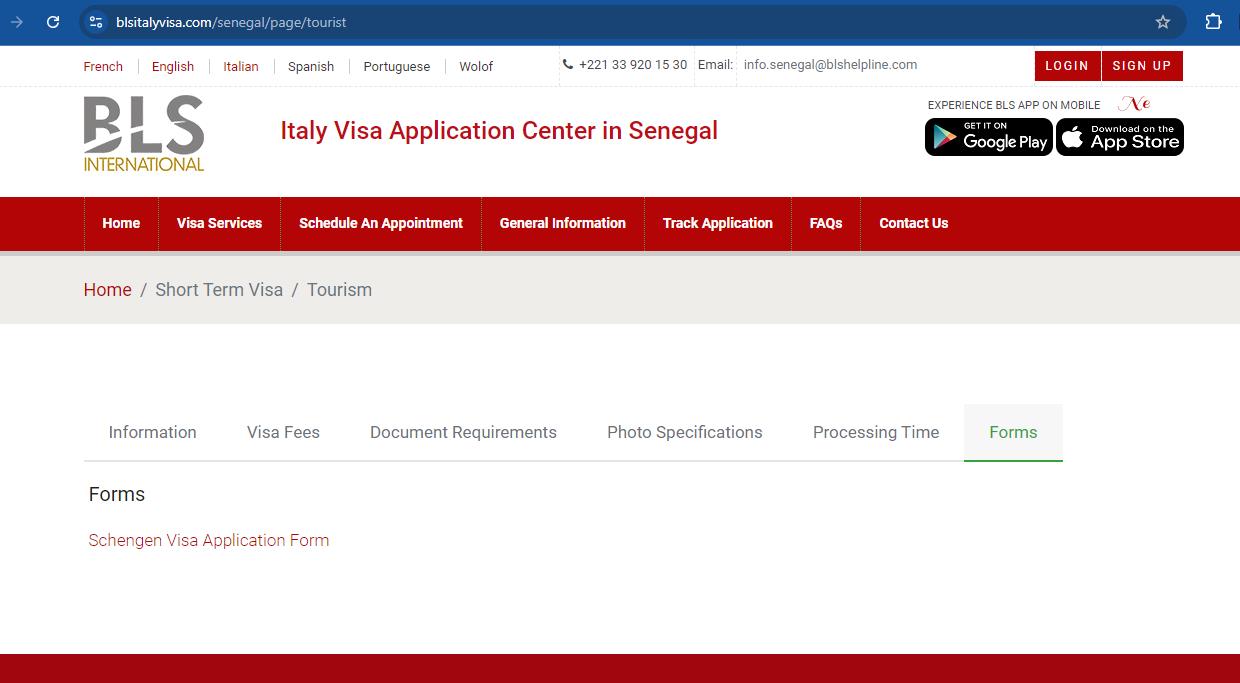 fill-schengen-visa-application-form-for-italy-from-gambia-step-2