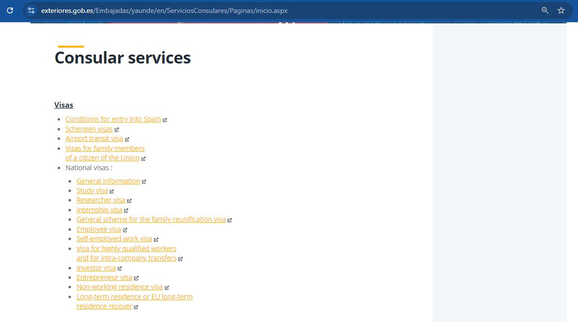 schengen-visa-type-selection-for-spain-from-cameroon