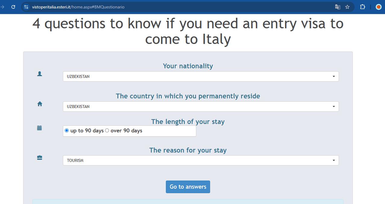 check-schengen-visa-requirements-for-italy-from-uzbekistan-using-vistoperitalia-esteri