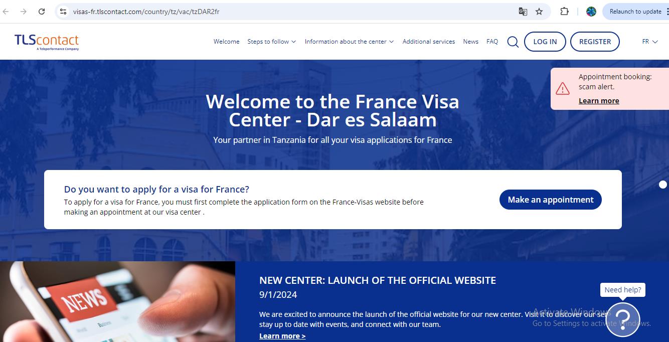 apply-french-schengen-visa-from-tanzania-using-TLScontact