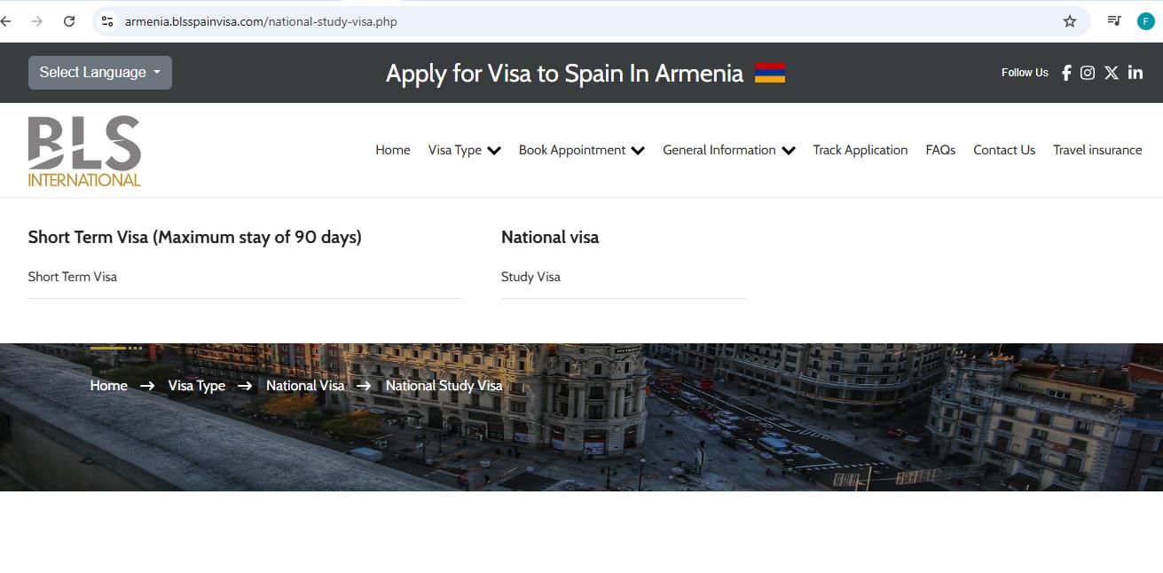 apply-national-visa-for-spain-from-armenia