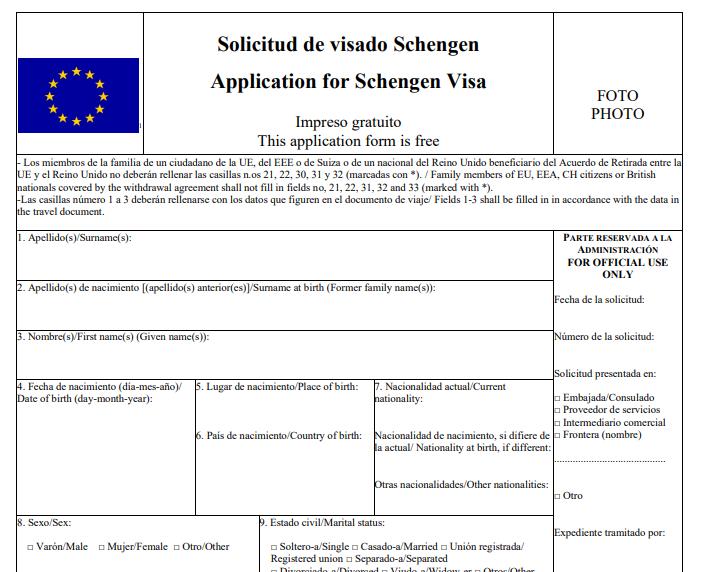 fill-schengen-visa-application-form-for-spain-from-armenia