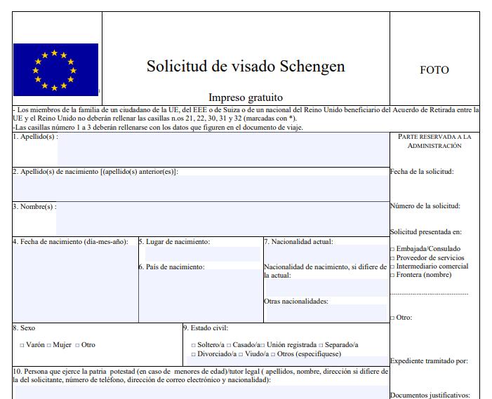 schengen-visa-application-form-for-spain-from-bolivia