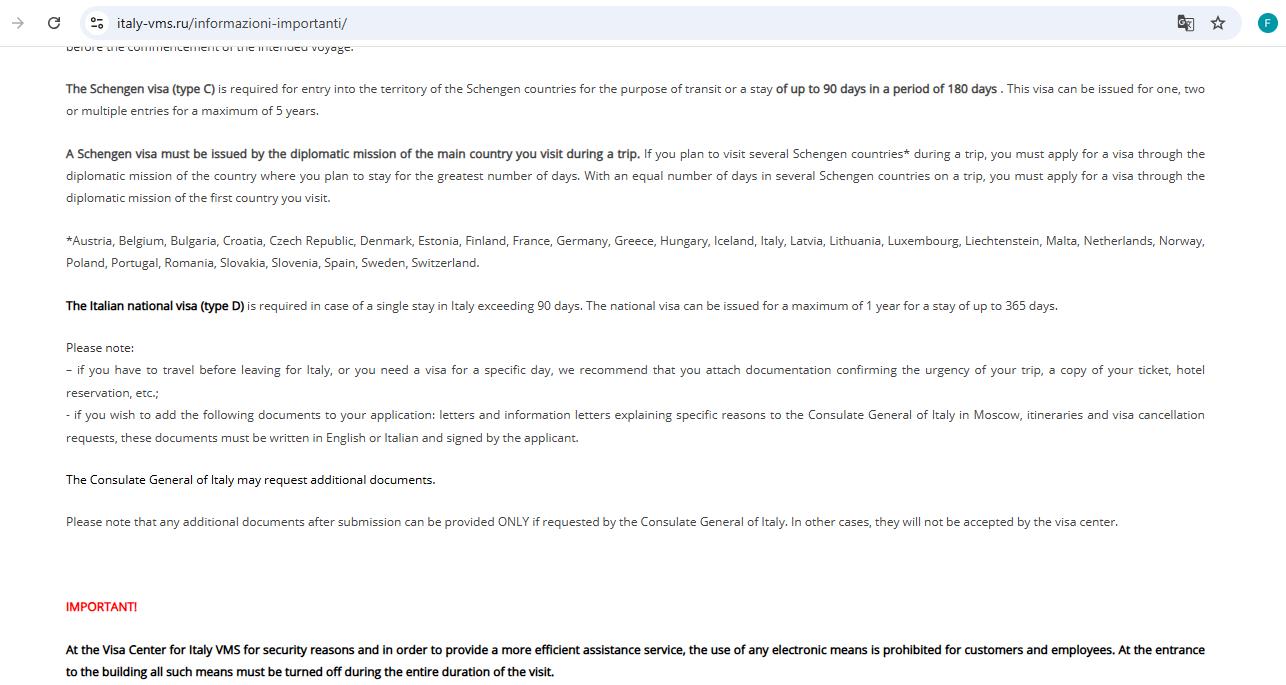 get-visa-type-information-for-apply-italian-visa-from-russia