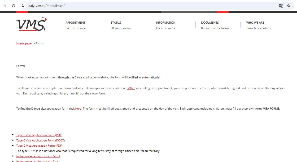 online-apply-for-italian-schengen-visa-from-russia-italy-vms