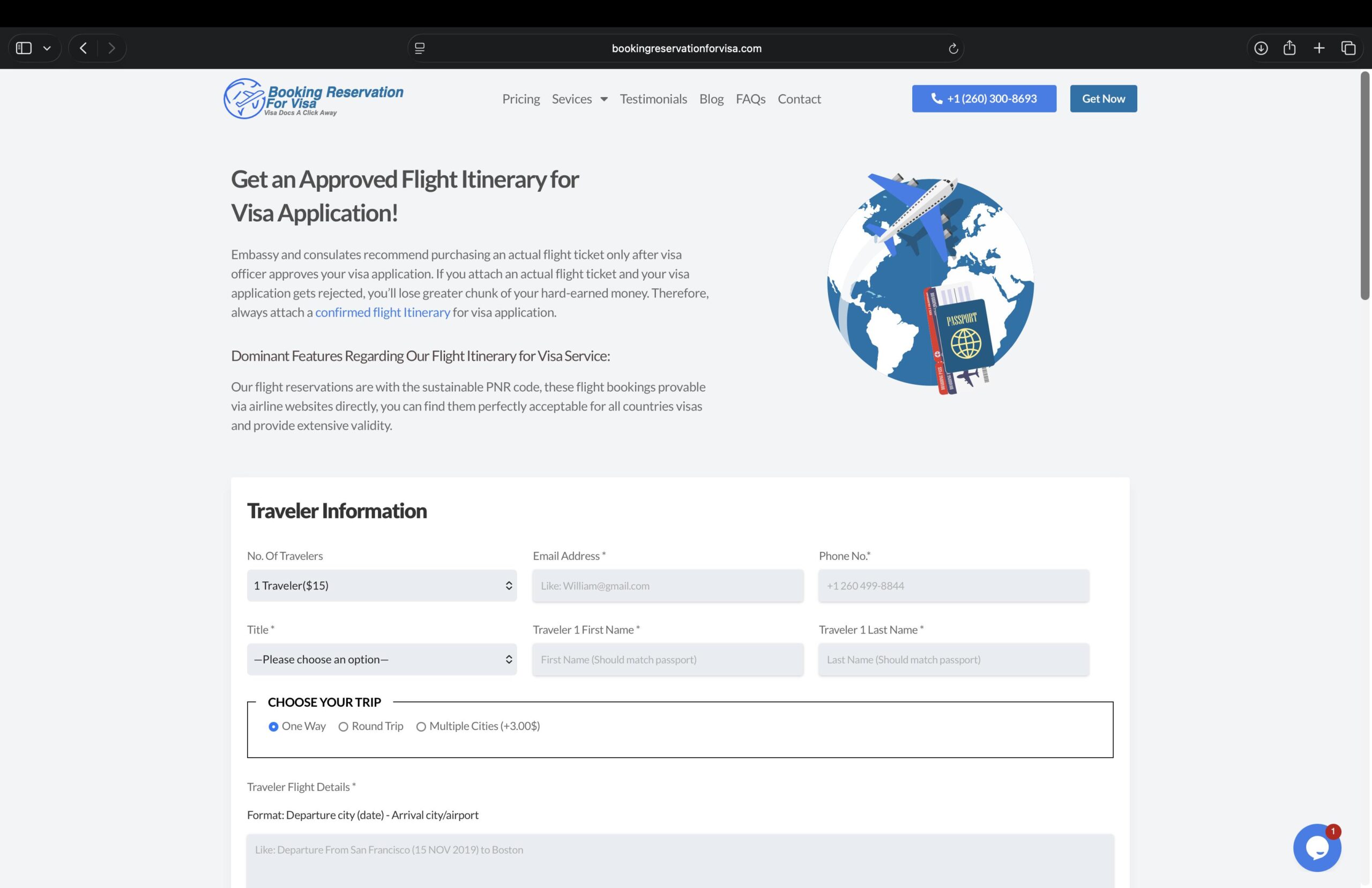 complete-form-filling-for-obtaining-dummy-flight-for-visa-application