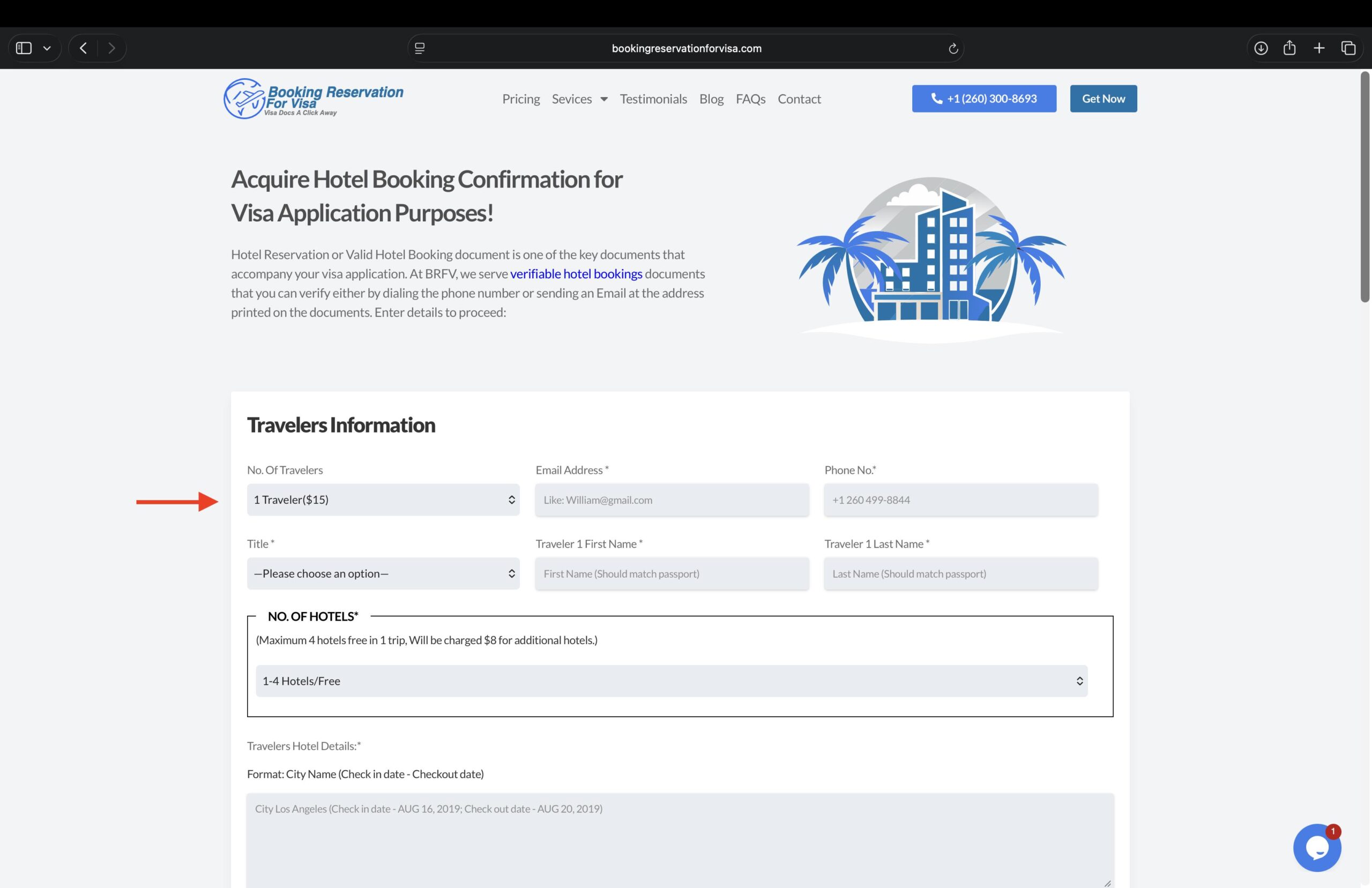 fill-up-BFRV-dummy-hotel-ticket-form-to-get-verified-accommodation