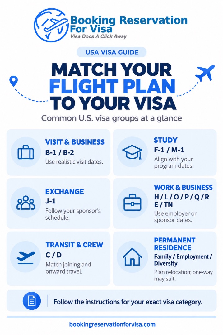 commom-USA-visa-types-allowing-to-attached-flight-reservation