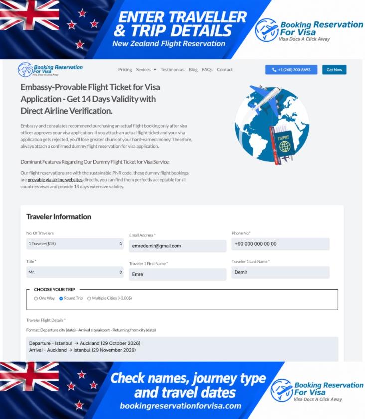 complete-trip-details-for-getting-flight-reservation-for-new-zealand-visa