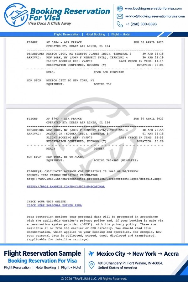 flight-itinerary-sample-for-USA-visa-from-mexico