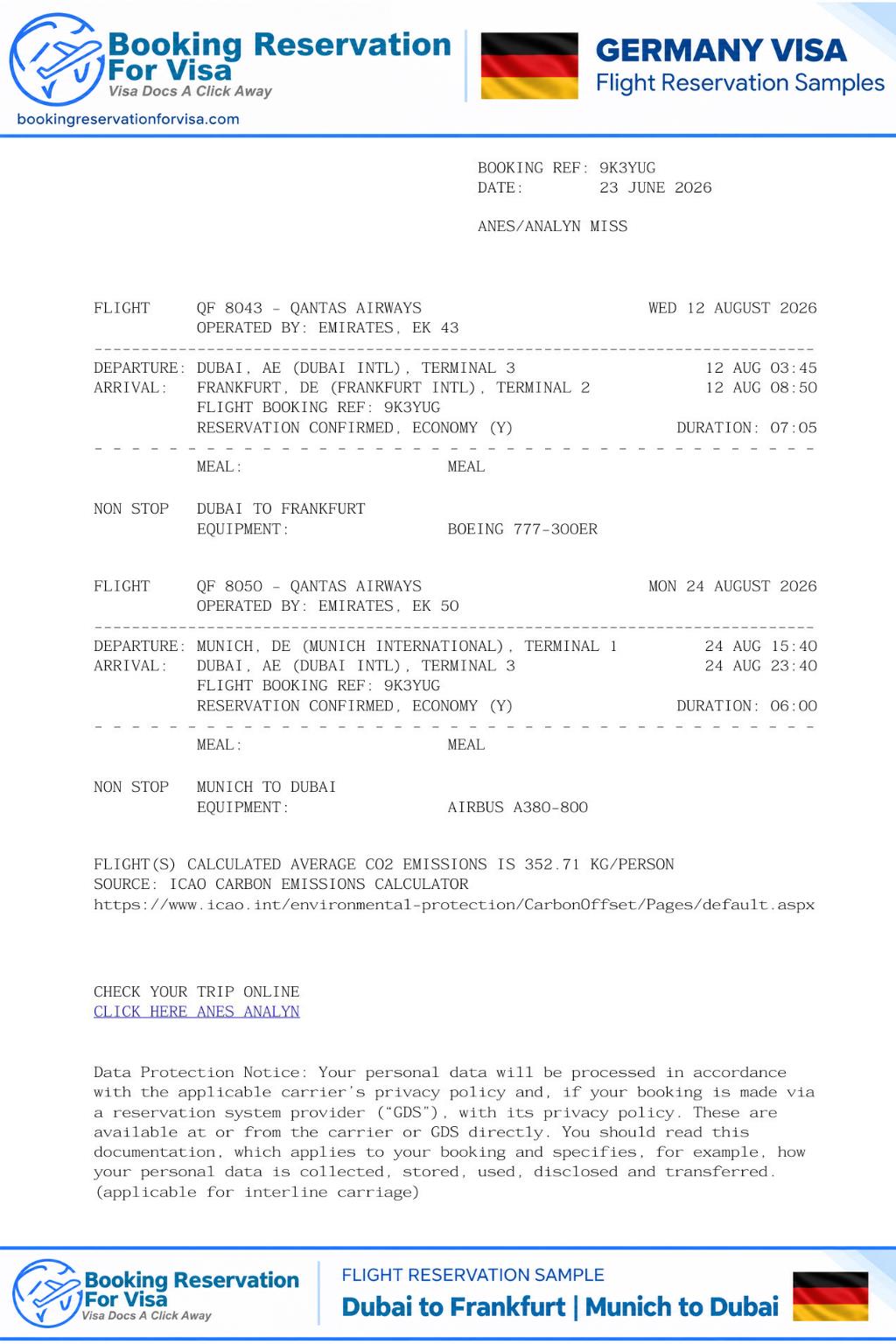 flight-reservation-sample-from-united-arab-emirates-UAE-to-germany