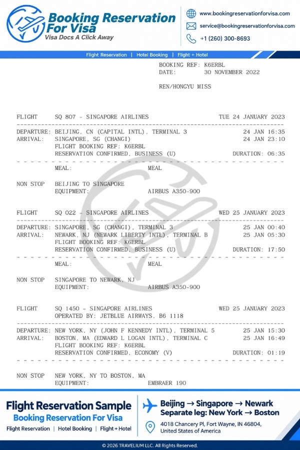 sample-flight-reservation-for-USA-visa-from-china
